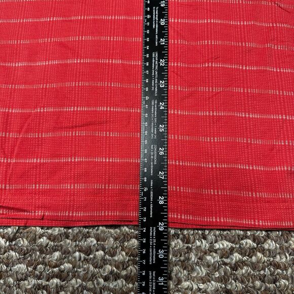 Pebble Beach Polo Shirt Adult XL Extra Large Short Sleeve Striped Red Men - Picture 8 of 10